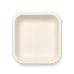 5 Inch Brown Square Plate