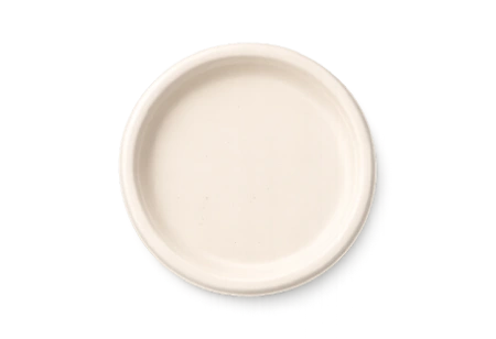 7 Inch Brown Round Plate