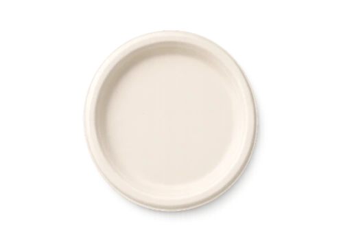 9 Inch Brown Round Plate