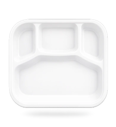 4 Compartment Meal Tray