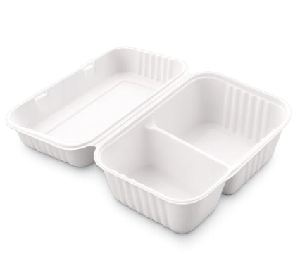 10 × 6 2 Compartment Clamshell